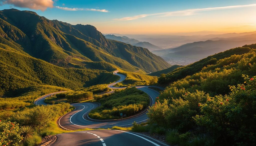 伊那谷フルーツラインの景観道路